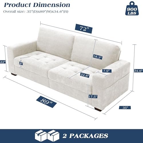 WorthFurni Sofas for Living Room